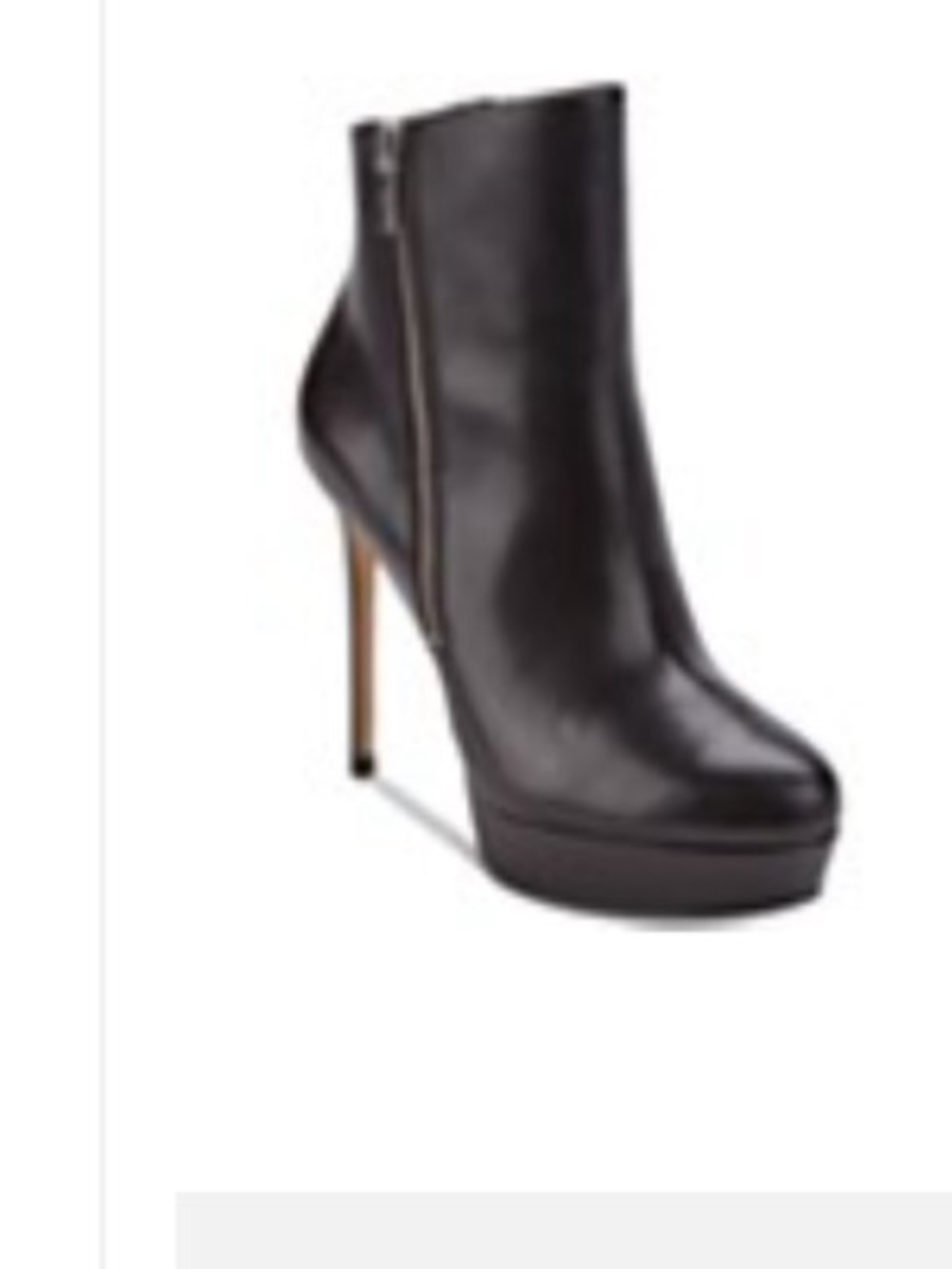 DKNY Black Jami Platform Ankle Boots